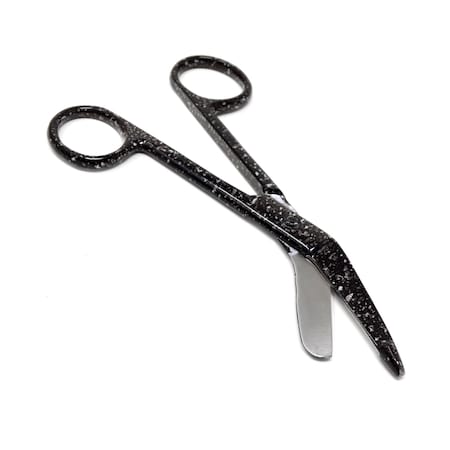 A2Z Scilab Black Dew Drops Color Lister Bandage Scissors 5.5", Stainless Steel A2Z-ZR010